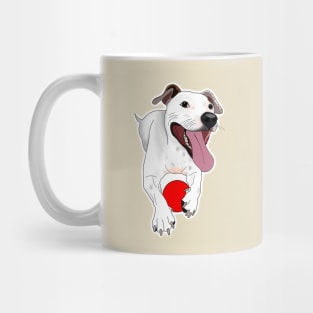 Running Bulldog Mug